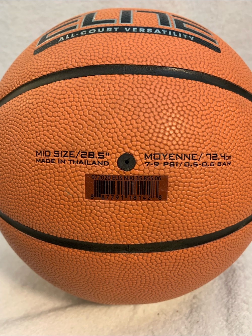 Nike Elite All-Court Versatility Size 28.5 Basketball - Picture 2 of 4